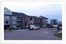 The fire department used their large aerial fire truck to put out the fire on the 3rd floor and loft area in the east end.