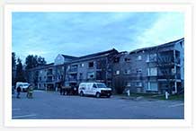 Once the Ontario Fire Marshal released the scene to us, we installed security fencing around the entire perimeter of the building